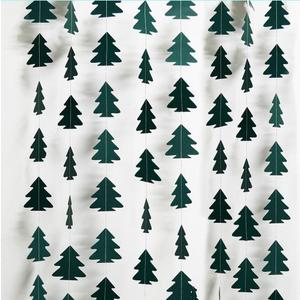 Cheerland Dark Green Pine Tree Garland Camping Decorations Woodland Theme Baby Shower One Happy Camper Birthday Party Decoration Camp Classroom Decor Hanging Glamping Streamers Bday Photo Backdrop