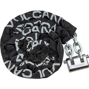 VULCAN Security Chain and Lock Kit - Premium Case-Hardened - 5/16 Inch x 9 Foot Chain (+/- 1.5 Inches) - Cannot Be Cut with Bolt Cutters or Hand Tools
