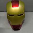 Open/Close Wearable Helmet with Eyes Glowing for Kids and Teens Mask Costume and Role-Play Dress Up, Ideal for Birthdays, Christmas, Halloween(Child Size) (Red, L)