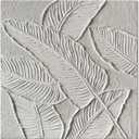 Leaf Art Wall Decor for Living Room - White Abstract Pictures Wall Art for Bedroom - Modern Home Office Wall Decor Size 29" x 59"