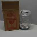 1 Gallon Drink Dispenser with Spigot 18/8 Stainless Steel  Airtight & Leakproof Glass Sun Tea Jar with Anti-Rust Lids, Beverage Dispenser for Parties - Laundry Detergent Holder (Single, Silver)