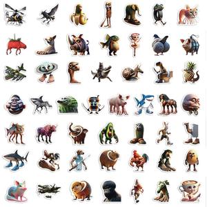 Italian Brainrot Stickers Pack of 200 Pcs - 100 Neon & 100 Colorful Vibe Stickers for Journals, Planners, Aesthetics, Laptops, DIY Crafts