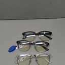 racico Computer Blue Light Blocking Glasses Blue Light Glasses Men Women, Anti Blu-Ray Clear Gaming Glasses Lenses