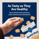 2 x Blue Buffalo Health Bars Crunchy Dog Biscuits, Oven-Baked Dog Treats Made with Natural Ingredients, Bananas & Yogurt, 16-oz Bag (EXP 07/02/26)