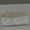 jinchan Linen Floral Valance Double Layer Kitchen Window Curtain Green Flower on Beige Valance for Living Room Cafe Farmhouse Light Filtering Rustic French Country Sage 18 Inch Rod Pocket 1 Panel