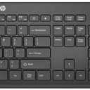 HP Wireless Keyboard and Mouse Combo - Full Size Membrane Chiclet Style Keyboard, 3-Zone Layout, 2.4GHz Wireless Connection, Compatible with PC, Mac