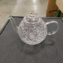 Glass Teapot with Removable Infuser-1500ml Clear GlassTea Pot for Stovetop, Borosilicate Microwave Safe Glass Tea Kettle and Tea Maker for Blooming & loose Tea