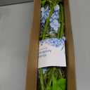 4 Pcs Blue Hydrangea Artificial Flowers, Latex Real Touch Hydrangea Flowers, 19.6'' Full Faux Hydrangea Flowers Fake Flowers for Home Decor Party Wedding Centerpiece Bouquet Floral Arrangements
