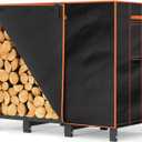 GREENER Heavy Duty Wood Rack Cover - 4FT, Waterproof & Weather Resistant, PVC Coated - Fits Tikimilor, ULIOK, NANNARDOSO