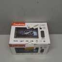 Upgrade Wireless Double Din Car Stereo with Carplay, Android Auto, Bluetooth, 4-Channel RCA, High Power, 2 Subwoofer Ports, 7" HD Capacitive Touchscreen Car Radio, Backup Camera, Audio Receiver