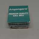 Bell for Desk  Loud & Clear Call Bell with Matte Anti-Rust Steel, Small 3.35" Footprint, Durable Design for Office, Reception, Classroom, and Hotel Use