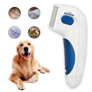 Electric Pet Comb, Stainless Steel Heads, Effectively Removes Floating Hair for Long & Short-haired Pets like Cats/Dogs/Rabbits/Totoro
