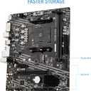 MSI A520M-A PRO Gaming Motherboard (AMD Ryzen 5000, AM4, DDR4, PCIe 3.0, SATA 6Gb/s, M.2, USB 3.2 Gen 1, DVI/HDMI, Micro-ATX)