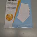 MaxGear 200 Price Tags with String, Gift and Clothing Tags, Hang Tag for Clothes, Jewelry, and Gifts  2" x 3.5" Printable Paper Tag Paper Labels for Easy Organization and Labeling