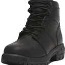 Timberland PRO Mens Montauk 6 Inch Steel Safety Toe Industrial Work Boot (9, Jet Black)