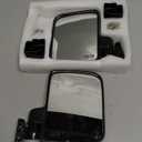 10L0L Golf Cart Mirror, No Drilling Extra Large Side View Mirror Universal for Yamaha, Club Car, EZGO, Folding Side Rear View Mirrors Adjustable 180 Degree