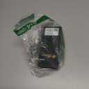 Women's Leather Band Quartz Movement Waterproof Business Classic Analog Watch with Genuine Leather Stainless Steel Band Elegant Ladies Watch (Black)