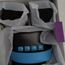 Mini Karaoke Machine with 2 Wireless Microphones, TOP Kids Gifts for Girls Ages 3, 4, 5, 6, 7, 8, 9,10,11,12 +Year Old, 4-12 Years Old Birthday Toy Gift for Girls Boys Party (Black Blue)