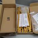 Fomcet Metal Arch Backdrop Stand Set of 2 Gold Wedding Arch Stand 7.2FT & 6FT Arched Backdrop Frame for Birthday Party Baby Shower Graduation Ceremony Decoration