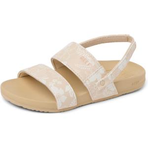 REEF Girls Toddler/Little Kids Cushion Vista Sandal (Beige)