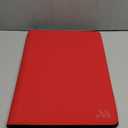 Card Binder 16 Pocket,Trading Card Binder Hold up to 1408 Cards with 44 Sleeves,Zipper Card Holder Album Compatible with TCG Card/Game Cards/Sports Card-Red