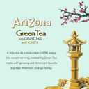 Arizona Green Tea with Ginseng and Honey, 16 Fl Oz (Pack of 12)