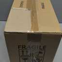 YANGNAY Glasses Set of 12, 12 Oz Classic Red or White Glass with Stem, Perfect for Home, Restaurant Use, Dishwasher Safe