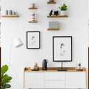 RattanView Picture Stands for Display Metal Frame Wooden Base Plate Holder for Display Wooden Base Black Picture Frame Easel Stand for Home Office Tabletop Book Platter Photo Plaque Holder