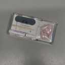 BTArtbox French Tip Press On Nails - Peppermint Kiss, White Pink Short Almond Press On Nails with Glue and Adhesive Tabs for Women in 16 Sizes - 32 Soft Gel Glue On Nails Kit