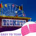Kosiz 504 Sheets 25 Bid Raffle Ticket with Different Numbers Per Sheet Chinese Auction Tickets for Events Church Basket Auction Silent (Mixed Color)
