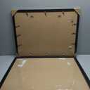 A PLUS MAX 20x26 Picture Frame Set of 2, Black Engineered Wood Frame for 20 x 26 Inch Picture Poster Photo, Light Weight 20 by 26 Frame with Wood-grain for Wall - 2 Pack/Black/20 x26