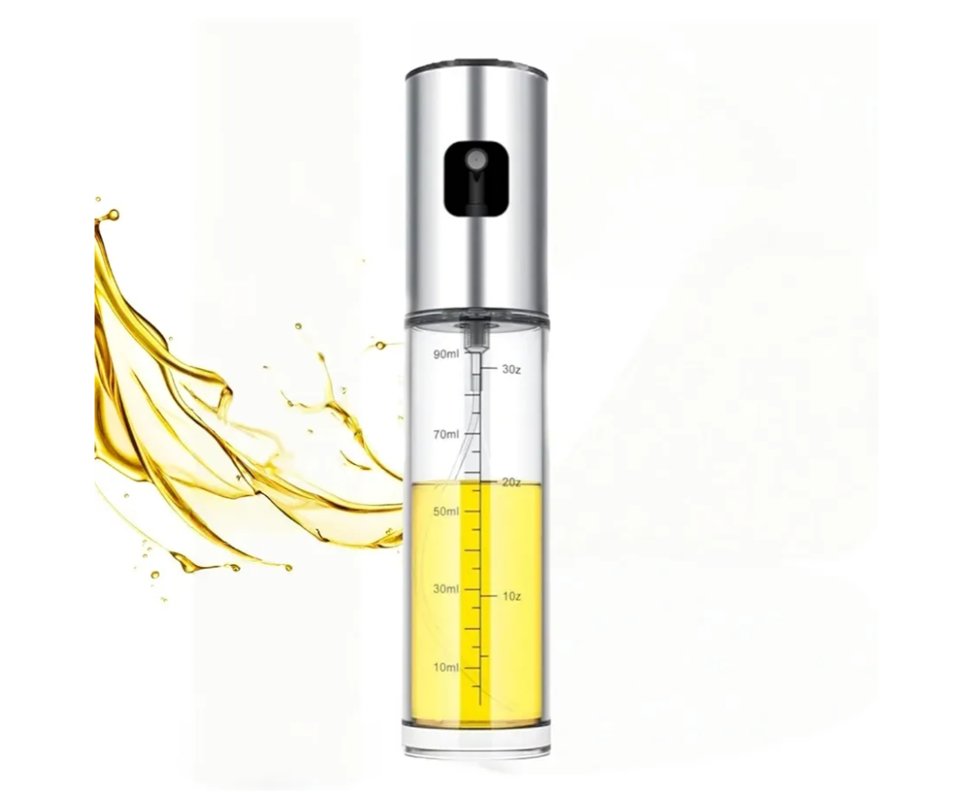 Pack of 4 Oil Sprayer for Cooking-Oil Sprayer Mister Refillable Olive Oil Spritzer with Continuous Spray, Portion Control, Perfect for Salads, BBQs, Baking, Frying & Air Fryers (100ml)