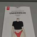 Cotton Underwear for Women 6 Pack Sexy Bikini High Cut Breathbale Cheeky Panties Underwear Womens Lingerie, Medium