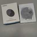 Eazpower Invisible Wireless Charger, 0-30mm Under Desk Wireless Charger, Dual Uses On or Hidden Under Table Charging Pad for Nightstand for iPhone 17/17 Pro/17 Pro Max/17 Air/16/15/14/Samsung Phone (Black)