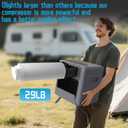 Portable Air Conditioners for Camping, Tent Air Conditioner, 3300BTU, 436W AC Unit Fast Cooling Down to 60F, 3 Cooling Modes, 24 Hour Timer, Suitable for Camping, RVs, Outdoors and Indoors(Gray)