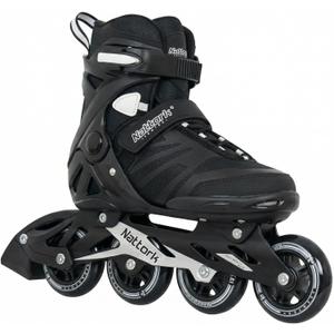 Nattork Adult Inline Skates for Men Women, Fitness Blades Roller with Aluminum Frame, PU Wheels and Breathable Mesh Black Size 12