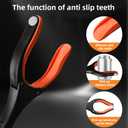 1Pcs Orange 32" Foldable Grabber Reacher Tool,Reacher Grabber Pickup Tool for Seniors with 360 Rotating Anti-Slip Jaw & Strong Magnet,Extra Long Trash Picker Upper Grabber,Litter Picker