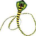 Large Cobra Kite for Kids & Adults, Easy to Fly Snake Kites for Boys, Huge Kite with Super Long Tail, Best Kites for Beach/Party/Field/Park