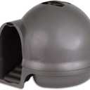 Petmate Booda Clean Step Cat Litter Box Dome (Made in the USA with 95% Recycled Materials)- Brushed Nickel, Made in USA