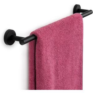 Marmolux Acc 14 Inches Hand Towel Holder Matte Black - Bathroom Hardware Black Towel Bar - Towel Rack Towel Hanger - Stainless Steel Wall Mount Bathroom Accessories
