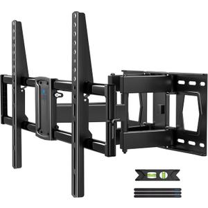 USX STAR Full Motion TV Wall Mount for 37-85 Inch TVs Mounts Up to 132lbs, Fit 16" Wood Stud, Max VESA 600x400mm, Swivel and Tilt Articulating Wall Mount TV Bracket,Fit Most 55+ 65 70 75 inch TVs