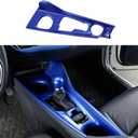 Rifoda for C-HR ABS Accessories Center Console Gear Shift Panel Cover Fit for Toyota C-HR 2018 2019 2020 2021 Gear Shift Knob Trim Interior Decoration(Blue)