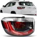 Misakomo Outer Tail Light Compatible with Jeep Compass 2017-2021 - Brake Taillight Assembly Rear Lamp Replacement for CH2804115 and 55112839AC - Driver Left Side LH