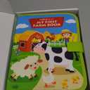 Hahaland Busy Book for Toddlers 1-3 - Montessori Toys Busy Board for 1 Year Old Boy Gifts Girl Toys Educational Learning Quiet Activity Books Gifts Toddler Easter Basket Stuffers One Year Travel Toys