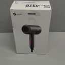 slopehill Professional Ionic Hair Dryer, Powerful 1800W Fast Drying Low Noise Blow Dryer with 2 Concentrator Nozzle 1 Diffuser Attachments for Home Salon Travel (Grey)