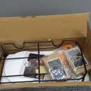 Kook Glass Drink Dispenser, with Leak-Proof Stainless Steel Spigot, Clear Mason Jar, Beverage Storage for Fridge, for Water, Iced Tea, Sangria, Lemonade, 1 Gallon (1, Silver)