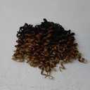 7 Packs GoGo Curl Crochet Hair 12 Inch Short Curly Crochet Hair for Women Beach Curl Water Wave Deep Twist Crochet Braids Synthetic Braiding Hair Extensions (12 Inch, T1B/30/27)