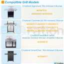 G474-0017-W2 17" Grill Grate for Charbroil TRU Infrared 3-Burner 463242516 466242515 466242516 466242615 466242616 463243016 463355220 463342420 for Charbroil Grill Replacement Parts