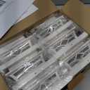 VOLISUN Solar Post Cap Lights: 6 - Pack Outdoor Deck Post Cap Lights White for Dock Fence Waterproof 2 Color Modes,4x4/6x6 Wooden/Vinyl Posts