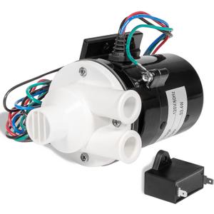APTA92P10WD1 Water Pump Motor Assembly Replacement For Hoshizaki Water Pump Includes Capacitor, Fits Hoshizaki Ice Machine Models KM-450 THRU KM-900 KML-600MAH URC-12F 120V 10W 0.4 Amp
